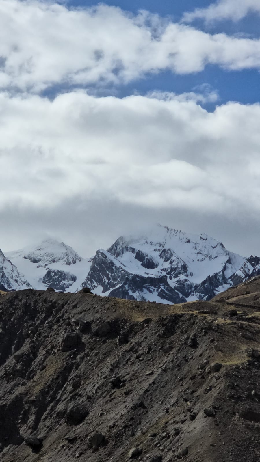 Om Parvat with its natural snow formation